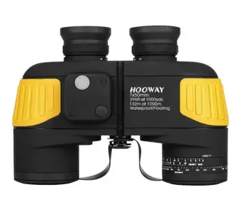 Hooway 7x50 Waterproof Fogproof Military Marine Binoculars 