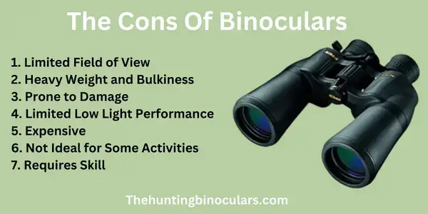 The Cons Of Binoculars